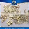 China Manufacturer Gold Embroidery Fabric, Embroided Indian Fabric, Embroidered Poplin Fabric thumbnail-1