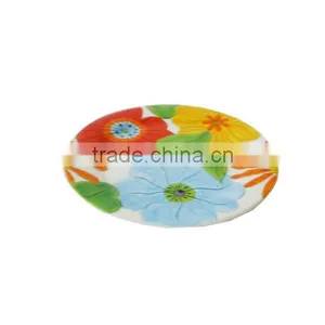 Wholesale Bulk Custom Decal Printing Round Ceramic Serving Plates thumbnail-1