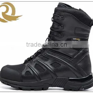 Genuine Leather Military Dms Combat Boots With Side Zipper thumbnail-1