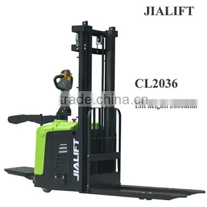 Full Electric Hydraulic Stacker 2000kg thumbnail-1