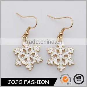 Chirstmas Day Snowflake Earring Gift Girl Christmas Earrings thumbnail-1