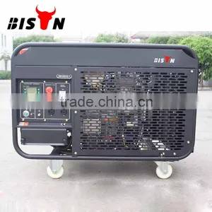 BISON(CHINA) 10kw Output Power Twin Cylinder Air Cooled Open Structure Portable Generator thumbnail-1