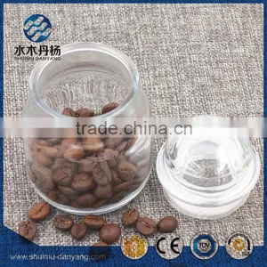 High Quality 100ml Food Grade Glass Jar With Glass Lid thumbnail-5