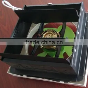 6 Inch PP+Metal Housing Iraq Square Wall Mounted Exhaust Fan thumbnail-3