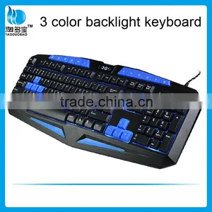 ISO Factory Wired Gaming Keyboard_three Colors Backlit Keyboard thumbnail-6