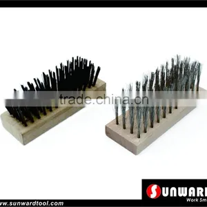 Wooden Block Wire Brush Scrubbing Wire Brush thumbnail-1
