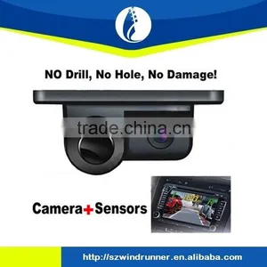 Integrated Car Rear View Camera With Visible Parking Sensor With Waterproof Car Camera thumbnail-2