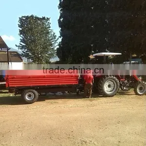 2016 Hot Selling 7CX-5T 5 Ton Tipping Farm Tractor Trailer With ISO,CE,PVOC-COC Certificate thumbnail-3