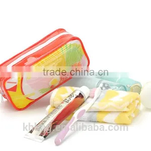 Wholesale Custom Clear Waterproof Stand-up Frosted Pvc Cosmetic Pouch With Plastic Zip thumbnail-4