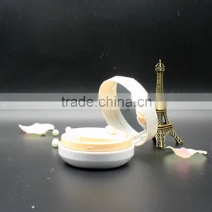 White Compact Powder Case With Mirror thumbnail-2