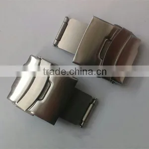 Double Locking Stainless Steel Buckle for Watch Straps thumbnail-1