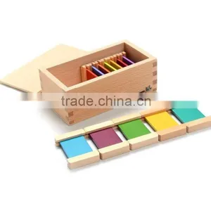 Montessori Educational Toys for Premium Wooden Rainbow Color Tablets(4th Box) thumbnail-1