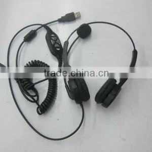 Professionl USB Headset for Call Center With QD Optional(OEM/ODM) thumbnail-1