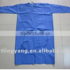 Long Sleeve PP Disposable Medical Gowns thumbnail-1