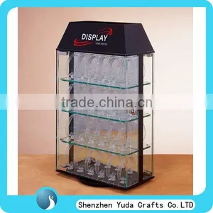 Luxury Rotating 4 Tiered Watch Stand Display Wholesale Watches Showcase thumbnail-1