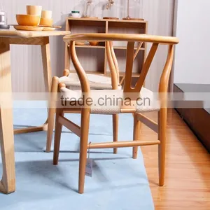 Natural Color Y-Chair High Quality Modern Dining Chair, Wishbone Y Chair by Hans J. Wegner thumbnail-5