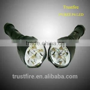 TrustFire 500lm TR-500 Three Cree XP-E Q5 Three Color Red,blue,green Police Security Flashlight thumbnail-2