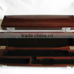Wooden Flute Case 17 Key Dark Brown Color thumbnail-1