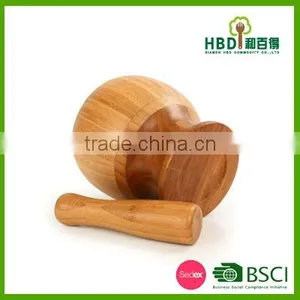 Bamboo /wooden Garlic Masher/Masher With Sticker thumbnail-5