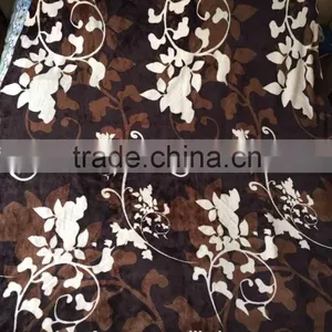 Manufactory Walmart China Home Textile Stock Sheep Print Fleece Blanket thumbnail-1