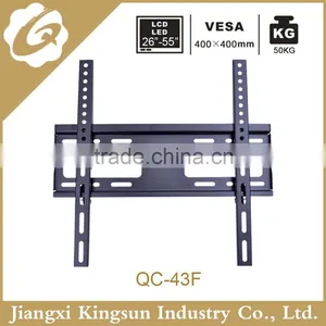Factory Sell VESA400x300 Fixed Flat Wall Bracket Ultra Slim Lcd tv Mount From 37"-42"tv Size thumbnail-1