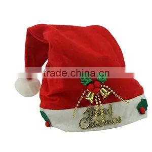 White and Red Cloche Funny Santa Claus Animal Christmas Hat thumbnail-2