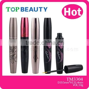 TM3304- Hot Selling Round Cosmetic Aluminum Mascara Tubes thumbnail-1
