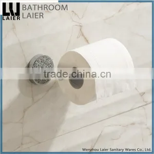 60933d Hot Sale Zinc Tube Chrome Plated Hotel Equipment Modern Design Bathroom Fittings Names Toilet Paper Holder thumbnail-1