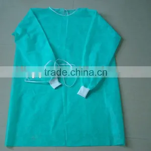 Blue Nonwoven Disposable Operation Theatre Gowns thumbnail-1