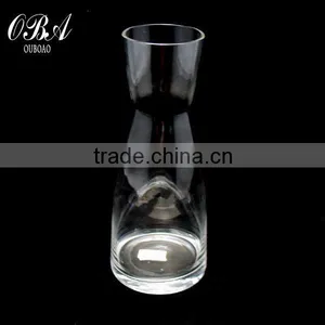 Wholesale Mouth-blown High Quality Wine Aerator & New Designed Bar Accessories Glass Wine Decanter thumbnail-1