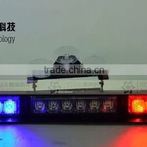 12V Red Blue Led Strobe Light Bar,dash Interior Warning Flashing Light thumbnail-3