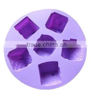 6 Cavity 3D Mini House Shape Silicone Cake Mold Chocolate Mold thumbnail-3