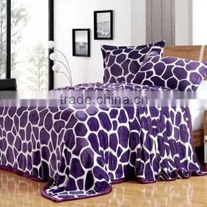 Animal Fur Design Flannel Fleece Blanket From China Suppiler,dubai Blanket thumbnail-1