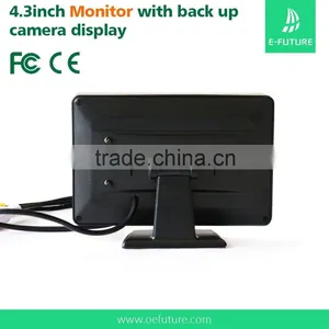 Vehicle Rear View Car Security System With 4.3 Inch Monitor and Black Camera thumbnail-3