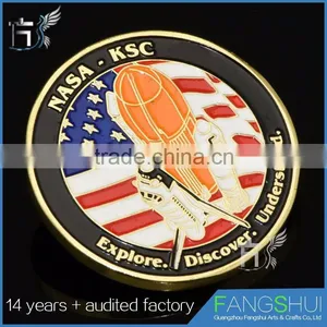 Customized Police Challenge Coin 24k Gold Coin Pendant Low Price Wholesale thumbnail-2