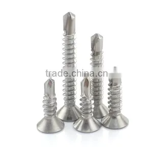 Flat Head Self Drilling Screw/stainless Steel Flat Head Self Drilling Screw/self Drilling Screw thumbnail-1