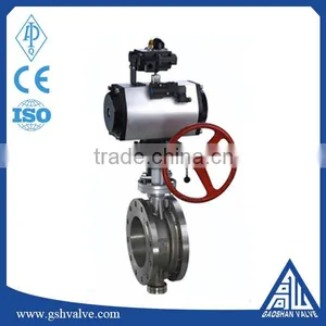 Pneumatic Stainless Steel Flange Butterfly Valve thumbnail-1