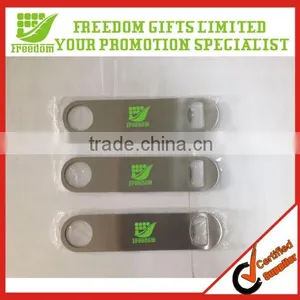 Metal Flat Keychain Custom Aluminum Bottle Opener thumbnail-1