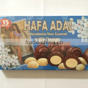 Hafa Adai 10pc Packing Macadamia Nuts Milk Chocolate Candy thumbnail-1