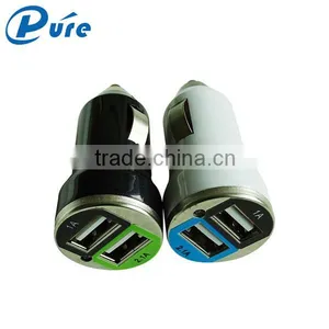 Newest Product Universal 2.1A 2 Port Usb Car Charger for Cellphone Portable Usb Charger thumbnail-5