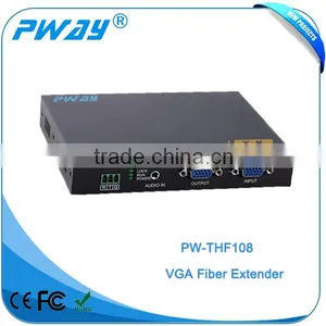 Newest 10KM VGA Over Fiber Converter External Audio With Bi-directional RS232 Signal Transmission Support 1080P@60Hz Resolution thumbnail-3