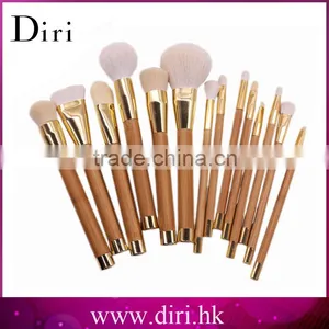 Best Price 15pcs Bamboo Handle Personalized Private Makeup Brush Set thumbnail-1
