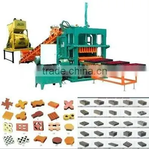 QT5-20 Concrete Paver Brick Machine Production Line thumbnail-2