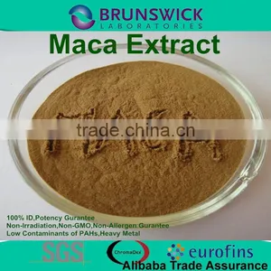 Pure Maca Powder Water Soluble Extract Ratio 4:1,Macamides 10% 40% HPLC thumbnail-1