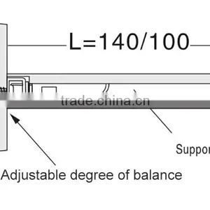 Galvanized Concealed Floating Hidden Shelf Support thumbnail-2