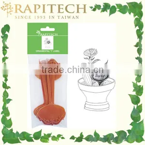 Plastic Gardening Plant Label Ornamental Pot Tag thumbnail-1