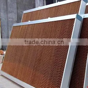 Agriculture Evaporative Ventilation Wet Curtain Made In China / Water Wet Evaporator Cooling Pad thumbnail-1