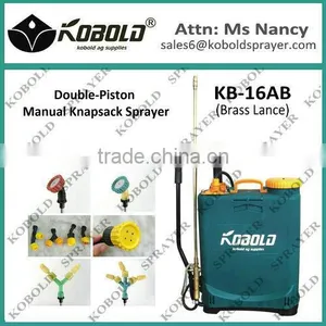 KOBOLD 16L Double Piston Water Bottle Sprayer Pressurized thumbnail-1