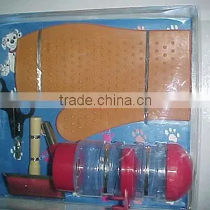 Pet Grooming Set Dog Comb Brush Feeding Bottle Kit thumbnail-1