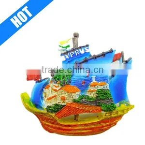 Customized Hand Painted 3D Tourism Memorial Cyprus Fridge Magnet thumbnail-1